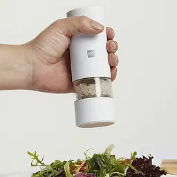 Подрібнювач солі та перцю HuoHou Electric Grinder White (HU0142) [52439] - мініатюра 2