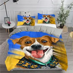 Постільна білизна з плюш-велюру Захисник Пес Патрон 2573 12041 215×150 см