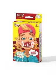 Настільна розважальна гра VETO міні (рус) DANKO TOYS (VETO-02-01U) (2000903506256) shop (2000903506256) - мініатюра 1
