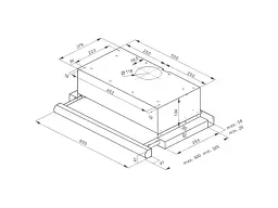 Витяжка телескопічна Hansa OTS6251WH - мініатюра 2