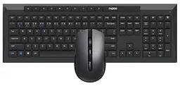 Комплект (клавіатура + миша) Rapoo 8210M wireless, черний (8210M black) - мініатюра 7