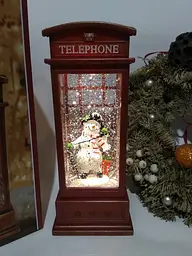 Новорічний нічник телефонна будка XMAS WDL-25002A 25 см (47702-10103_719) - мініатюра 6