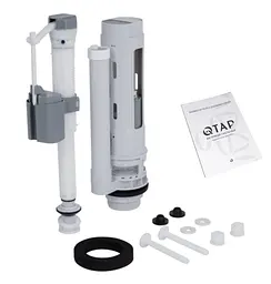 Унітаз підлоговий Qtap Presto Quadro Rimless з сидінням Slim Duroplast/ Soft-close/ Quick Release QT24221215AW - мініатюра 8