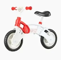 Велобег STAR BIKE 10" EVA колеса, біло/червоний, КВ