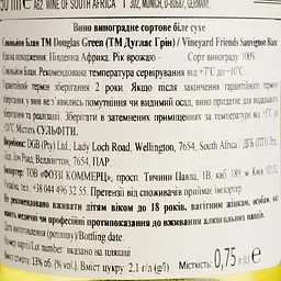 Вино Vineyard Friends Grey Duiker Sauvignon Blanc біле сухе 0.75 л - мініатюра 4