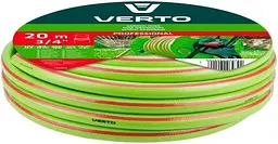 Шланг садовий Professional, 3/4", 20м, 3 шари, до 25бар, -10…+45°C Verto sad0001810 - мініатюра 6