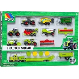 Ігровий набір металевих машинок Molto Tractor Squad (26822)