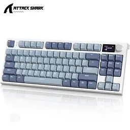 Бездротова клавіатура ATTACK Shark K86 Blue | RGB підсвітка | HotSwap - мініатюра 2