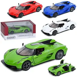 Машинка металева інерційна 1:36 двері відкриваються (KT5473W)