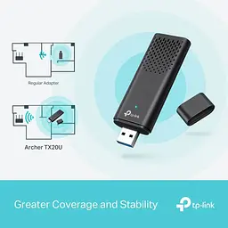 Адаптер WiFi TP-Link Archer TX20U AX1800, USB - мініатюра 5