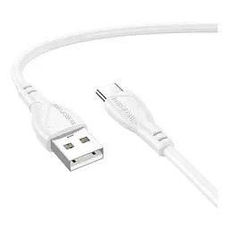 Кабель Borofone BX121 Energy charging data cable Type-C (3A) Білий