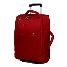 Валіза Малий (S) тканинний на 2 колесах Airtex 525 Queluz 50x34x18 см 30,6 л Червона