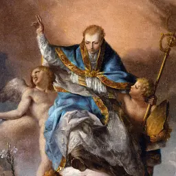 Інтер'єрна картина Святий, XVIII ст, релігійний декор, 60×44 см (id6943) - мініатюра 5