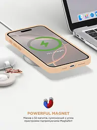Силиконовый чехол с MagSafe для Apple iPhone 16 Pro, ICON2 MagCase, золотой, противоударный, панель с мягкой подкладкой, защита всего корпуса, поддержка беспроводной зарядки, совместим с защитными стеклами и пленками, ArmorStandart (ARM80191) - мініатюра 9
