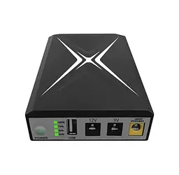 UPS ДБЖ безперебійне живлення для роутера, термінала ONU 9V/12V Voltronic DCP018W 10400mAh - мініатюра 2