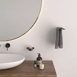 Тримач для рушників Nice & Cozy Simple чорний - мініатюра 5