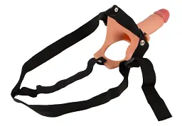 Страпон Realistixxx Strap-On Sleeve, 19.5 см (тілесний) - мініатюра 2