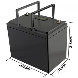 Батарея LiFePo4 Liitokala LiFePO4 12V-100Ah LCD (12V 100Ah LiFePO4 LCD) - мініатюра 3