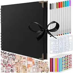 Фотоальбом Scrapbook Bstorify Великий 198 шт. 80 сторінок 28 x 20 см з 174 шт