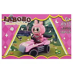 Дитячий конструктор Summer holiday LABUBU K973A-7, 38 деталей