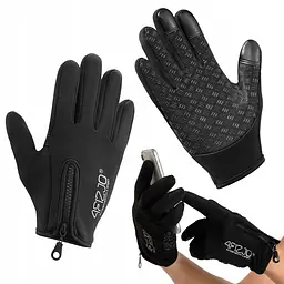 Рукавички для бігу 4FIZJO Size XL Black (P-5907739318145) - мініатюра 6
