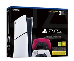 Ігрова консоль Sony PlayStation 5 Slim Digital Edition + DualSense Cosmic Red - мініатюра 4