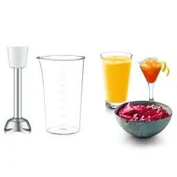 Ручний міксер Tefal Prep`Mix HT462138, 500 Вт, 5 швидкостей, Турбо, 2 насадки для тіста, 2 вінчики, Білий - мініатюра 3