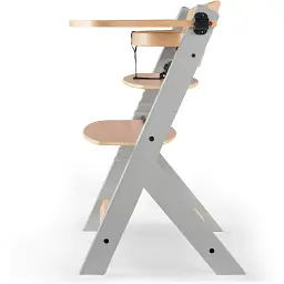 Стільчик для годування Kinderkraft Enock Gray Wood (KKKENOCGRY0000) - мініатюра 4