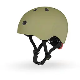 Шолом захисний дитячий Scoot and Ride з ліхтариком 51-53 см оливковий (SR-190605-OLIVE) - мініатюра 6