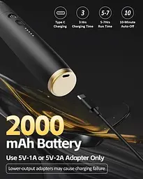 Масажер для тіла перкусійний WOLONOW Massage Gun Lite (FGMN-R-35) чорний - мініатюра 6