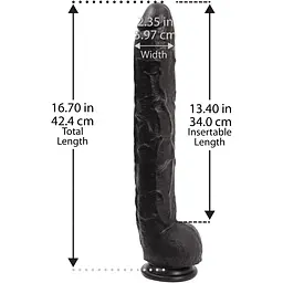 Фалоімітатор Doc Johnson Dick RambOne Cock Black - мініатюра 5