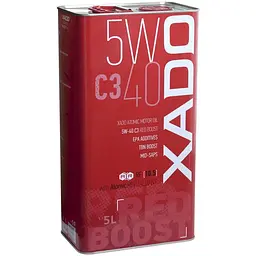 Моторна олива Xado 5W-40 C3 Red Boost 4 л (XA 26222)
