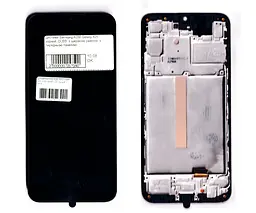 Дисплей Samsung A256 Galaxy A25 2023 OLED (Small LCD) чорний + рамка