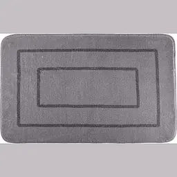 Набір килимків для ванної та туалету Soho Gray (tex mat 50*40, 50*80 см Gray) - мініатюра 4