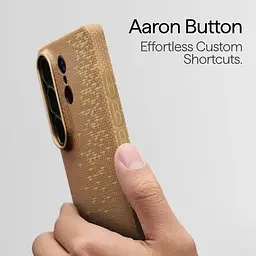 Чохол Pitaka Edge Case Aaron Button для Samsung Galaxy S26 Ultra Golden Glint (KS2606U) - мініатюра 4