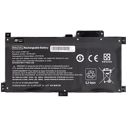 Акумулятор PowerPlant для ноутбуків HP Pavilion X360 14-Ba (WA03XL) 11.4V 4150mAh
