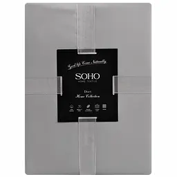Комплект постільної білизни Soho Duet євро Mocha/Grey (Євро Duet 200*230 Mocha/Grey) - мініатюра 4
