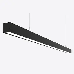 Лінійний світлодіодний світильник X-LED 50Вт чорний (985х42х43)