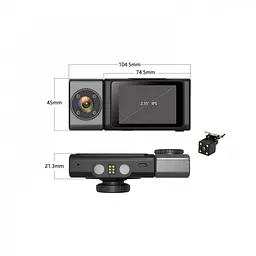 Відеореєстратор Aspiring Alibi 9 GPS, 3 Cameras, Speedcam - мініатюра 2
