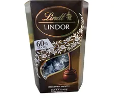 Цукерки Lindt Lindor Extra Dark 60% какао 200 г (8003340804910)