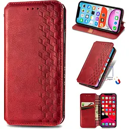 Чохол-книжка GETMAN Cubic Cover Case для Google Pixel 7 Red [95303] - мініатюра 5
