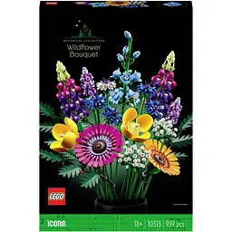 Конструктор LEGO Botanicals Букет польових квітів 939 деталей (10313) - мініатюра 1