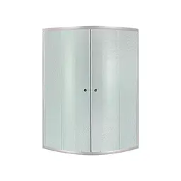 Душова кабіна Lidz Latwa SC90x90.SAT.HIGH.FR, скло Frost 4 мм без піддону