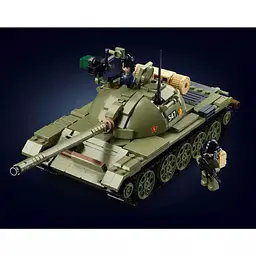 Конструктор M38-B1135 SLUBAN "Танк" 27см 1:35 3в1 604дет фігурки в коробці (6903317537501) - мініатюра 6