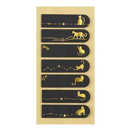 Закладки Black KIDS Line, 45x12 мм, 7 дизайнів