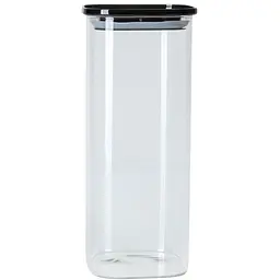 Ємність для зберігання MBM HOME 1.9 л прозора/сіра (KP-146 L T/GRAY)