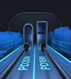 Автомобільне зарядне пристрій Choetech (1USB Type C; 1USB) 38W PD3.0 QC3.0 Чорний (TC0005) - мініатюра 2