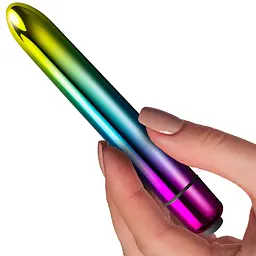 Вібратор Rocks Off Prism Rainbow 14х2 см райдужний - мініатюра 3