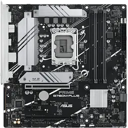 Материнcька плата PRIME B760M-PLUS s1700 B760 4xDDR5 M.2 HDMI DP mATX Asus teh0018999