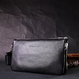 Шкіряна жіноча сумка GRANDE PELLE 26х15,5х3 см sum0023606 - мініатюра 9